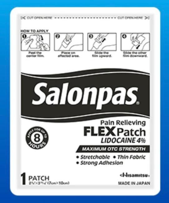 Free Sample of Salonpas Pain Relieving Flex Patch! Salonpas Pain Relieving Flex Patch