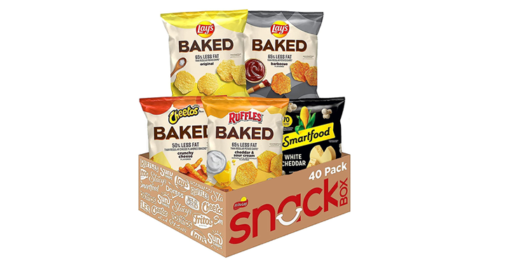 Frito-Lay Baked & Popped Mix Variety Pack, Pack of 40 – Just $13.28! Frito-Lay Baked & Popped Mix Variety Pack, Pack of 40 – Just $13.28!