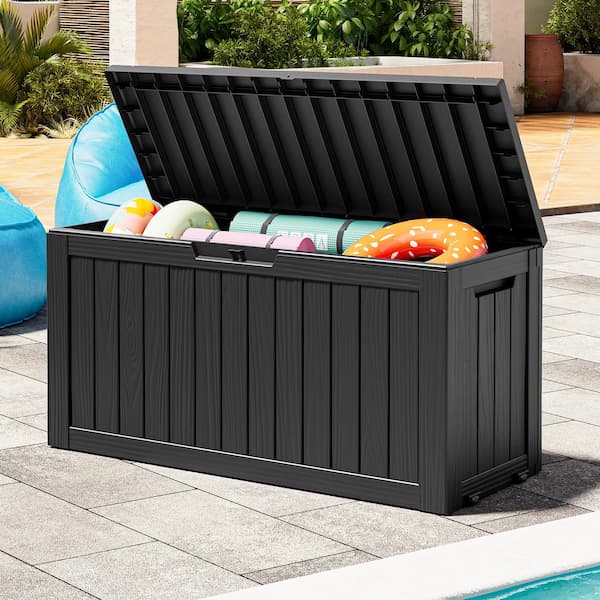 Outdoor 80-Gallon Storage Deck Box only $49.39 shipped, plus more! Bifanuo 80-Gallon Lockable Resin Outdoor Storage Deck Box deal