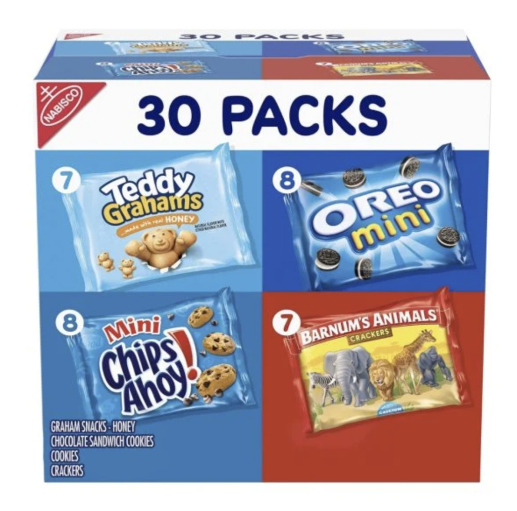 Snack Stock Up Deals: Nabisco 30-Count Variety Pack for $8.43 shipped, plus more!