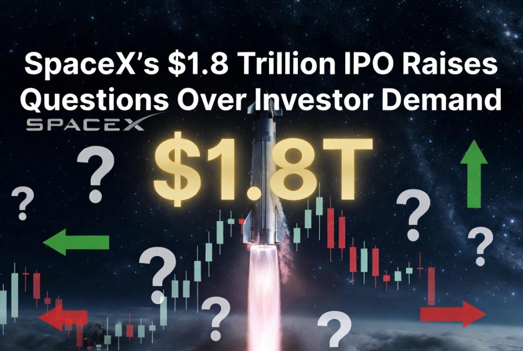 SpaceX's $1.8 Trillion IPO Raises Questions Over Investor Demand