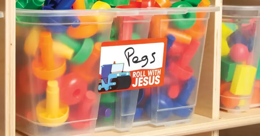 Up to 60% Off Vacation Bible School Supplies + FREE Shipping Construction VBS Labels
