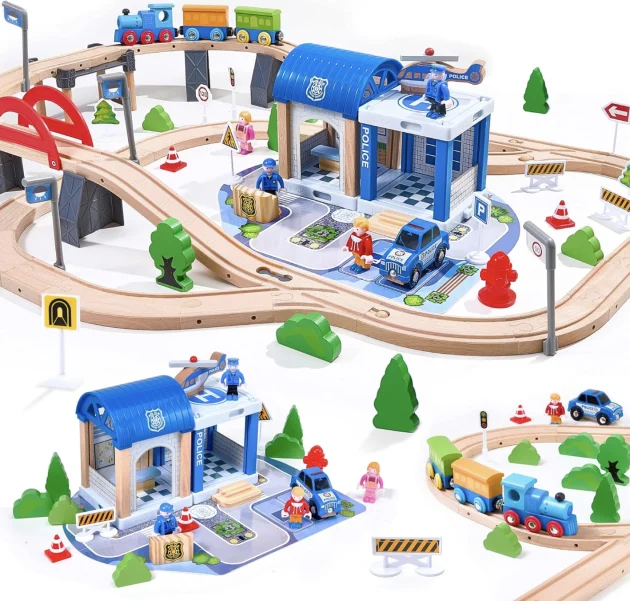 Wooden Train Set only $29.99 shipped, plus more! Wooden Train Set only $29.99 shipped, plus more!