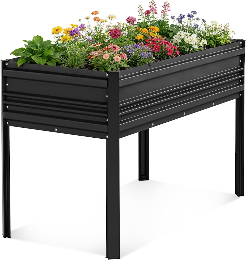 Workpro 48″ x 24″ x 32″ Outdoor Galvanized Raised Garden Bed with Legs: $62 Workpro 48" x 24" x 32" Outdoor Galvanized Raised Garden Bed with Legs: $62
