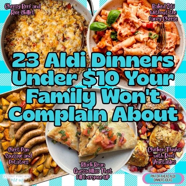 23 Aldi Dinners Under $10 Your Family Won’t Complain About Cheap family dinners under $10: 23 Aldi meals plated and ready that families enjoy without complaints or picky eater drama.
