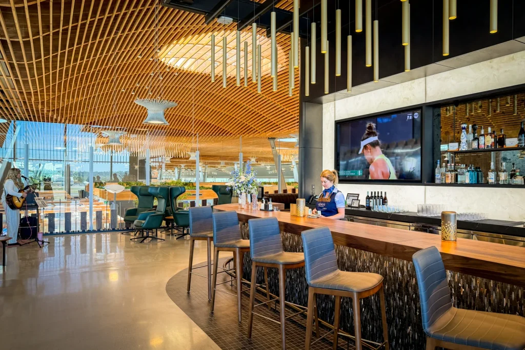 Alaska's new Portland lounge is a love letter to the PNW