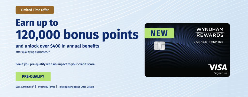 Barclays Wyndham Rewards Earner Premier Card