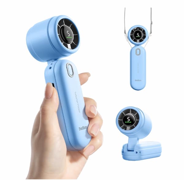 Diveblues Portable Handheld Turbo Fan only $8.49! Diveblues High-Speed Portable Handheld Turbo Fan