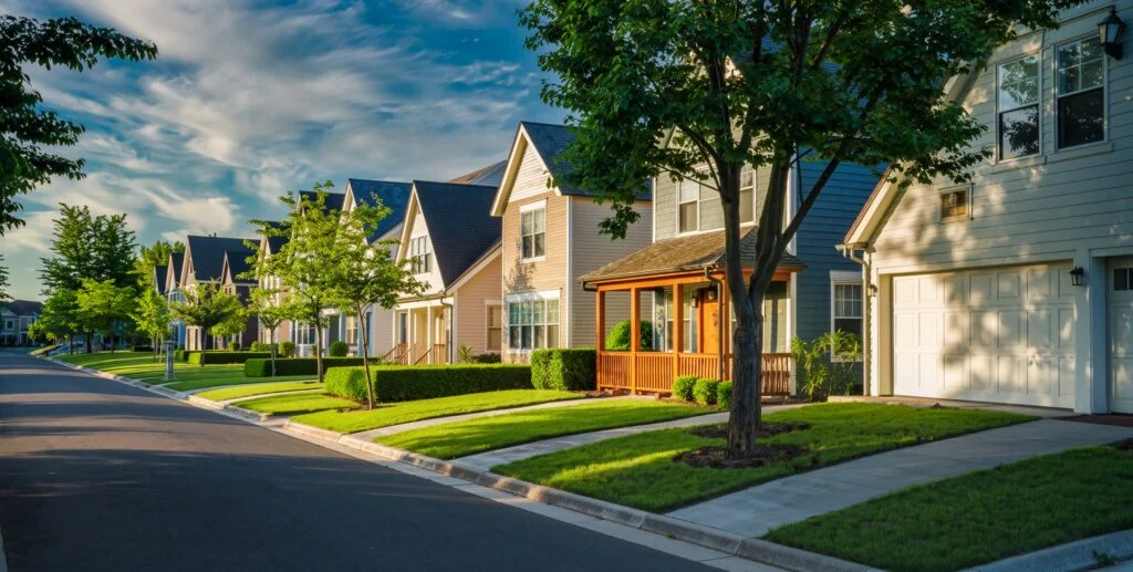 How Few Rental Properties Do You Actually Need to Quit Your Job? (Coach Chad Carson Says Fewer Than You Think) suburban homes