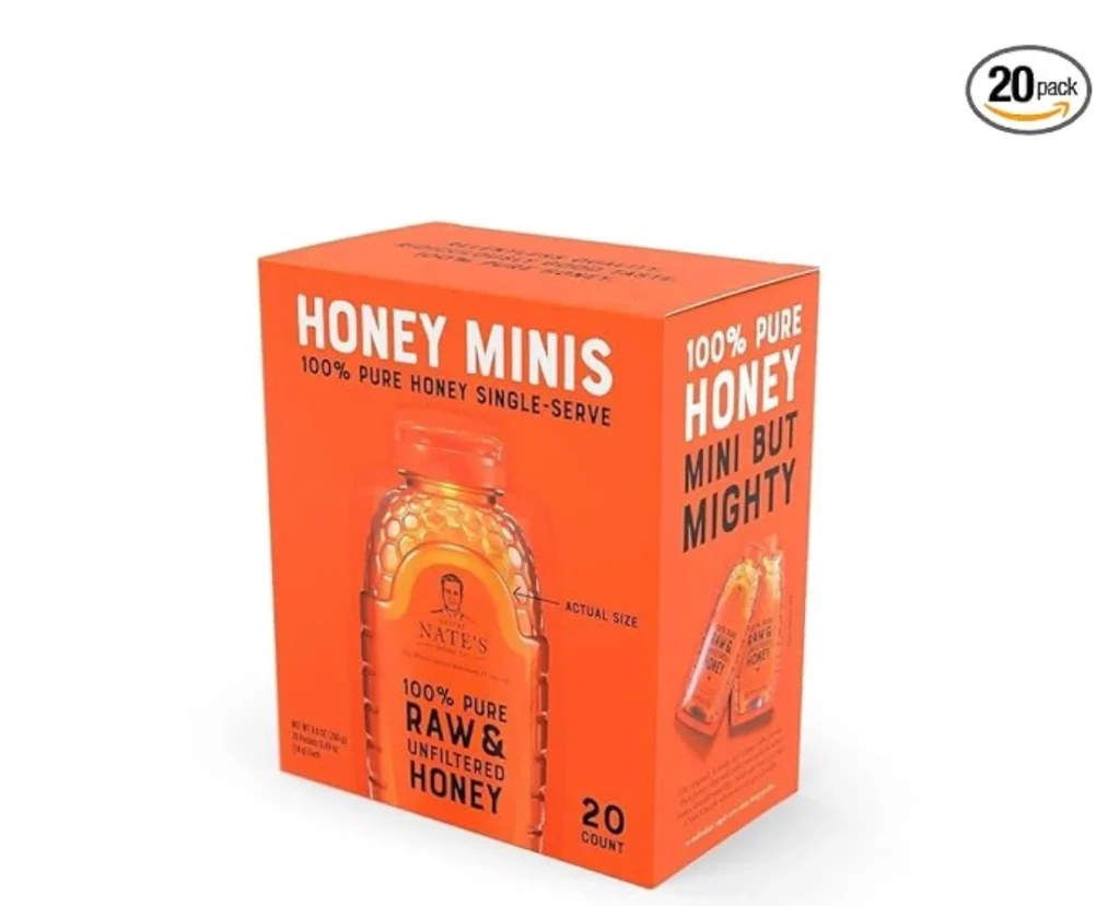Nate's Honey Minis (20 pack) only $4.88 shipped!