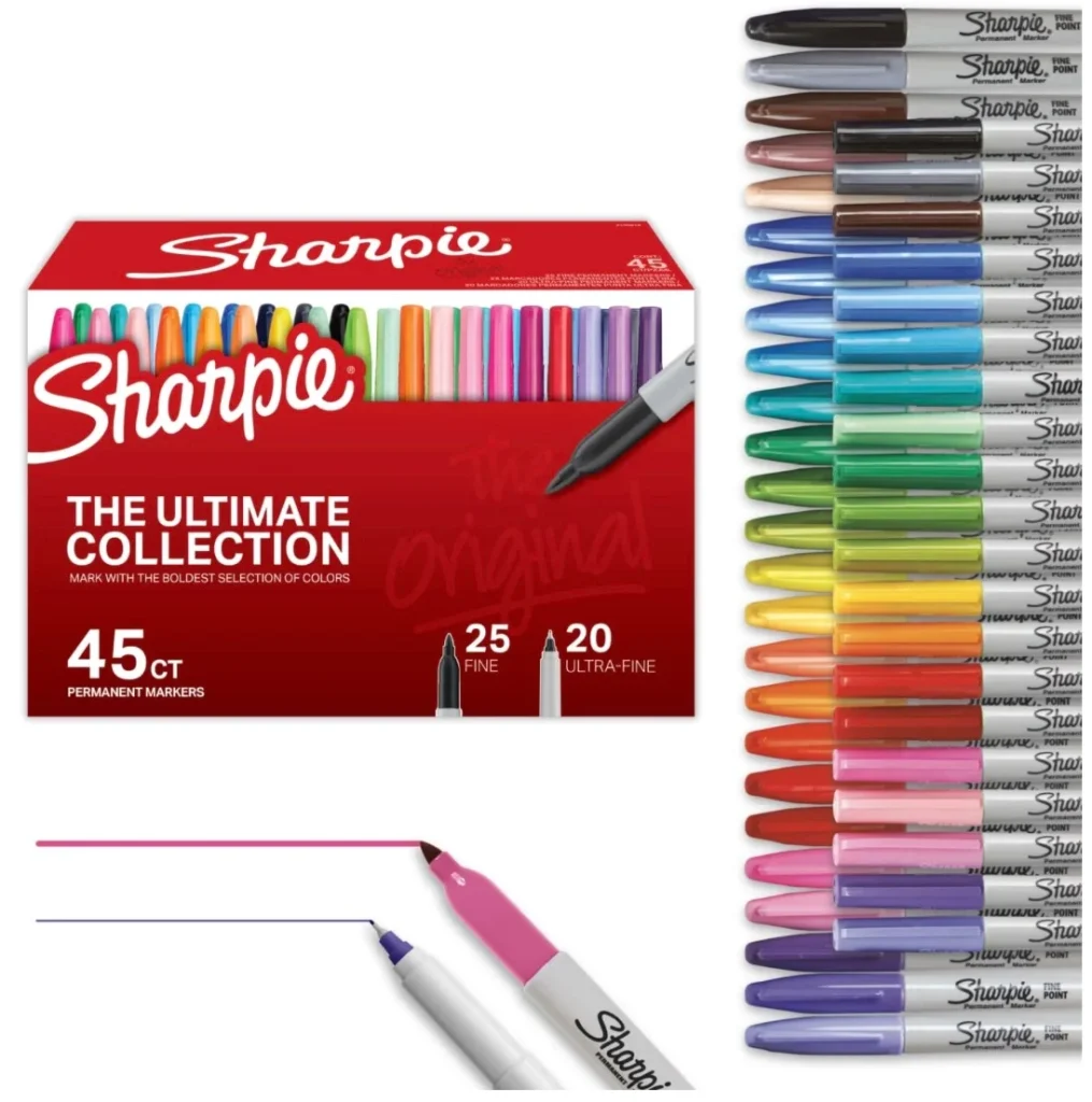 Sharpie Permanent Markers, 45 Count only $20! Sharpie Permanent Markers, 45 Count only $20!