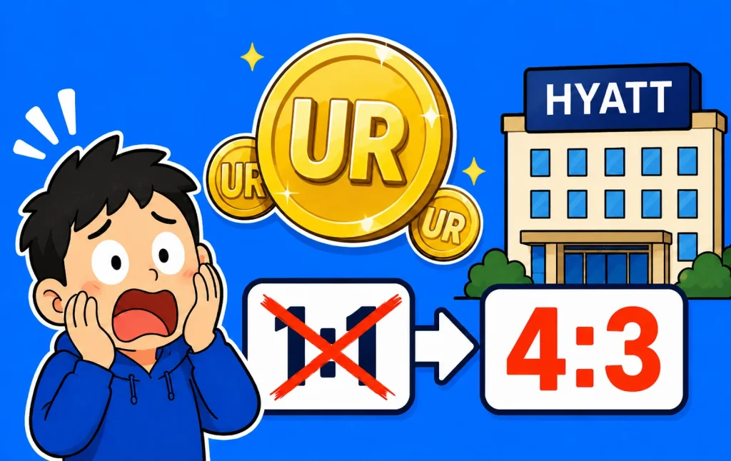 UR->Hyatt Transfer Ratio Will Soon Be Cut To 4:3 with Chase Sapphire Preferred (CSP) and Chase Ink Preferred (CIP)! UR->Hyatt Transfer Ratio Will Soon Be Cut To 4:3 with Chase Sapphire Preferred (CSP) and Chase Ink Preferred (CIP)!