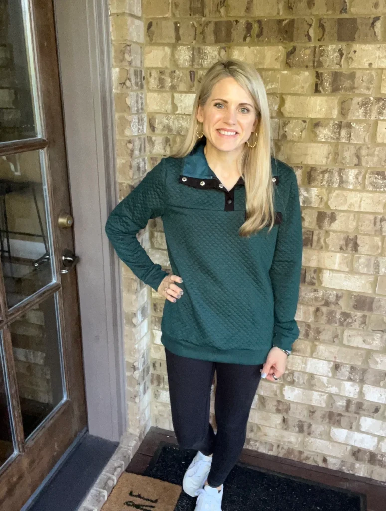 Women’s Quilted Lightweight Sweatshirt only $19.24! Crystal